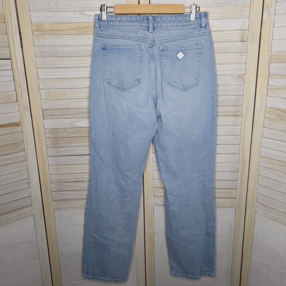 Abrand Jeans Women's 30 Blue Light Wash High Rise Jeans 28 Waist 28x30.5 4 6